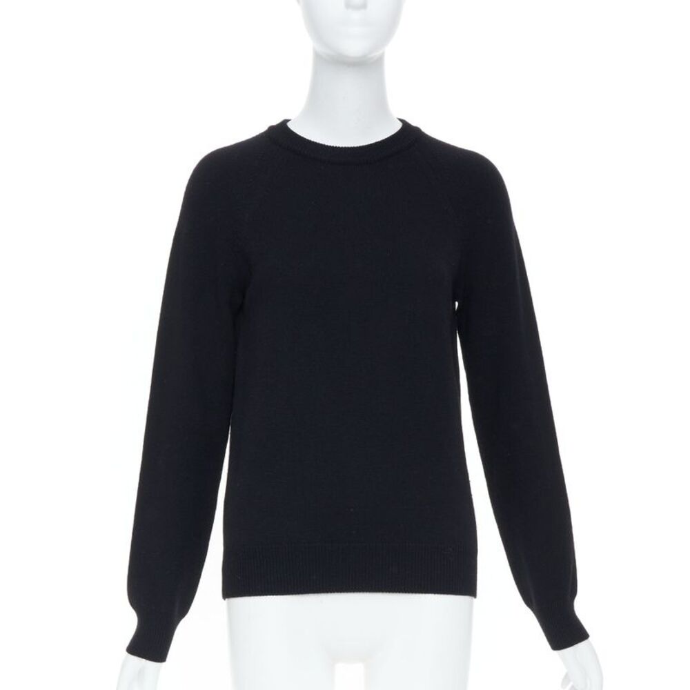 Saint Laurent 2016 Black Raglan Sleeve Sweater